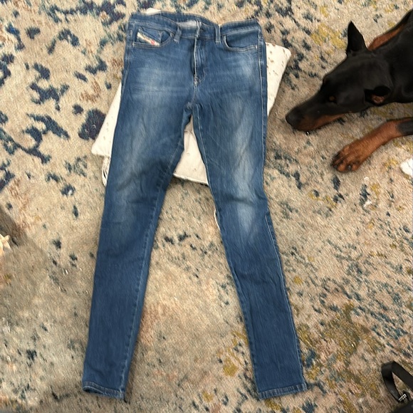 DIESEL JEANS ✨ Women 29x32 Skinzee Low Super Slim Skinny Low Waist Stretch Denim - Picture 4 of 8